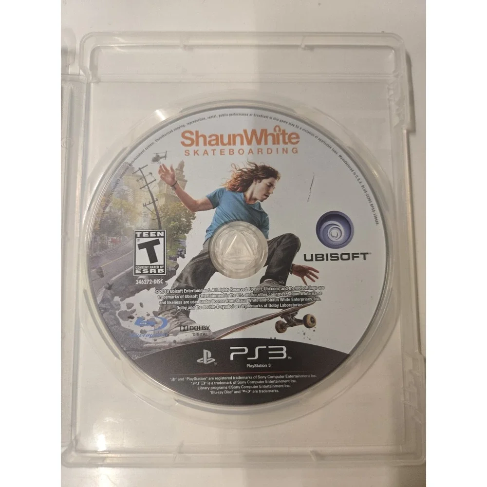 SHAUN WHITE SKATEBOARDING PLAYSTATION 3 VIDEO GAME COMPLETE PLAY STATION PS3
